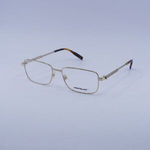 Montblanc MB0029O 005 Eyeglasses Gold 58mm Rectangle Frame